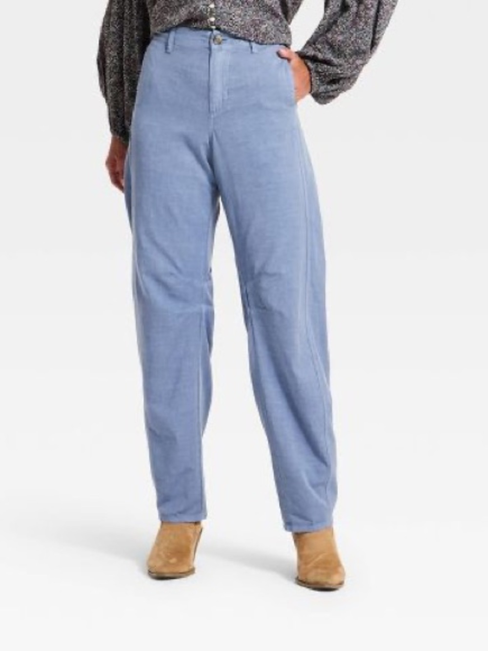Universal Thread Pale Blue High-Rise Straight Leg Pants